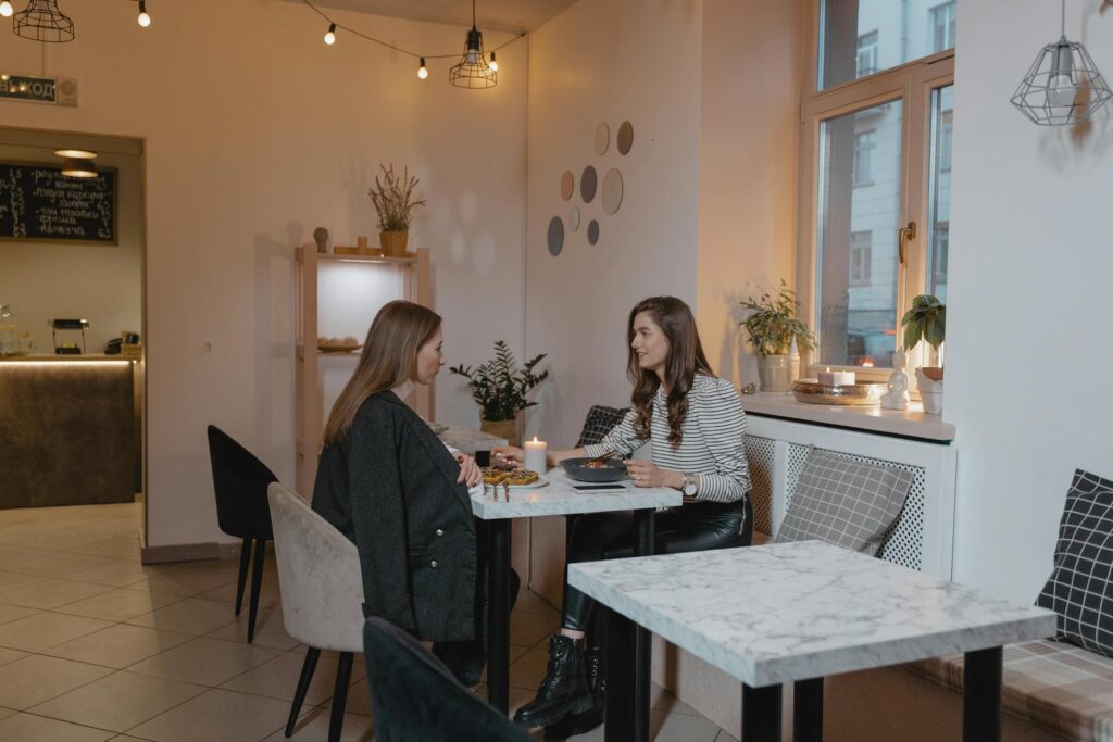 Abendessen in einem Restaurant